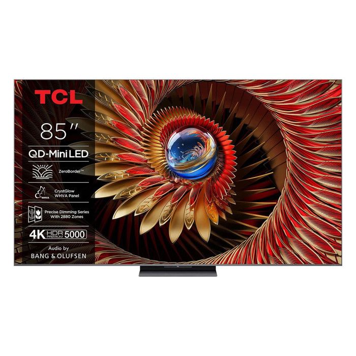 TCL 85Q8C - TV 85 QD-Mini LED 144 Hz 4500 nits contraste 1:45 000 000 Noir