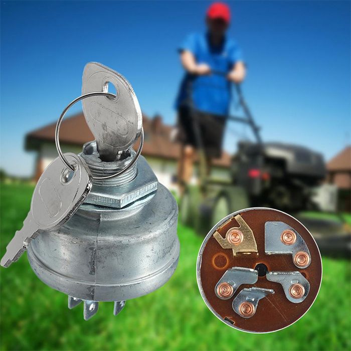 Interrupteur D'Allumage Tracteur 5118433 - Démarrage à Clé Pour Longs 310 310C 350 360 Etc.