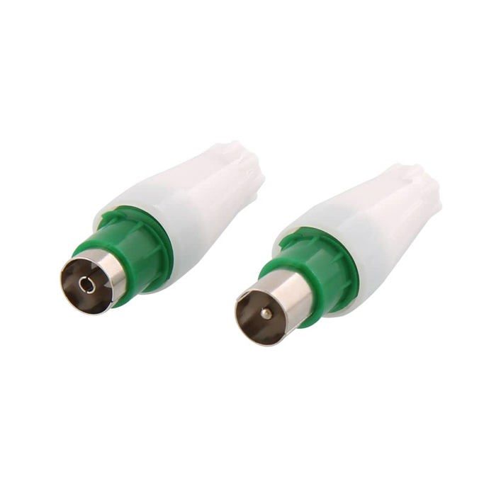 RGAnthCable-Adaptateur De Queue De Overde Cavalier, Prise Mâle Et Prise Femelle, IEC PAL DVB-T