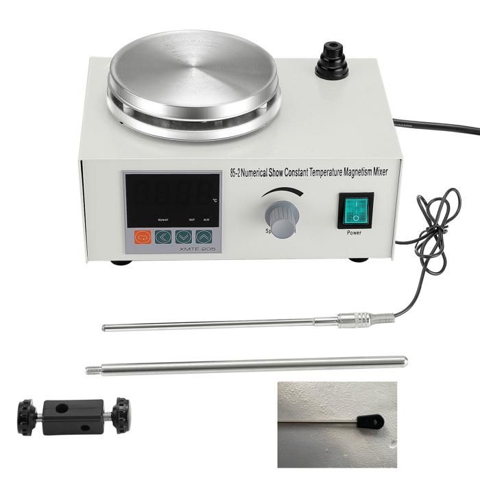Agitateur Magnétique De Laboratoire - Vitesse Jusqu'à 2200 Tr/min - Capacité 1000 Ml - Alimentation USB - Pour Expériences & Brassage