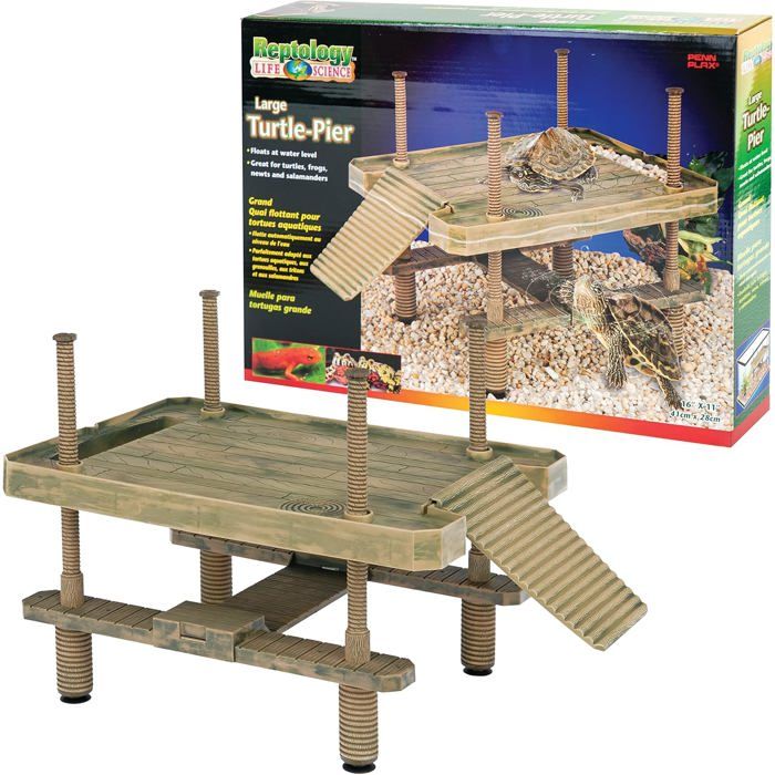 Bassin Pour Tortues Et Petits Reptiles - Couvercle Transparent, Drainage, 35.5x21.3cm !