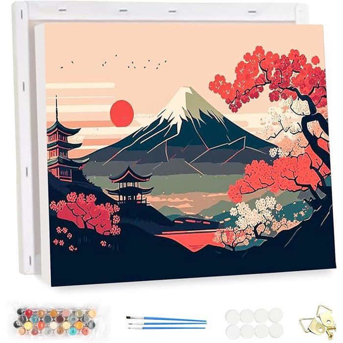 MEIYUDA Peinture par Numero Adulte, Nuit étoilée Kit de Peinture à l'Huile sur Toile par Numéro, Decoration Maison Cadeau 40x50cm(sans Cadre MEIYUDA Peinture par Numero Adulte, Nuit étoilée Kit de Peinture à l'Huile sur Toile par Numéro, Decoration Maison Cadeau 40x50cm(sans Cadre