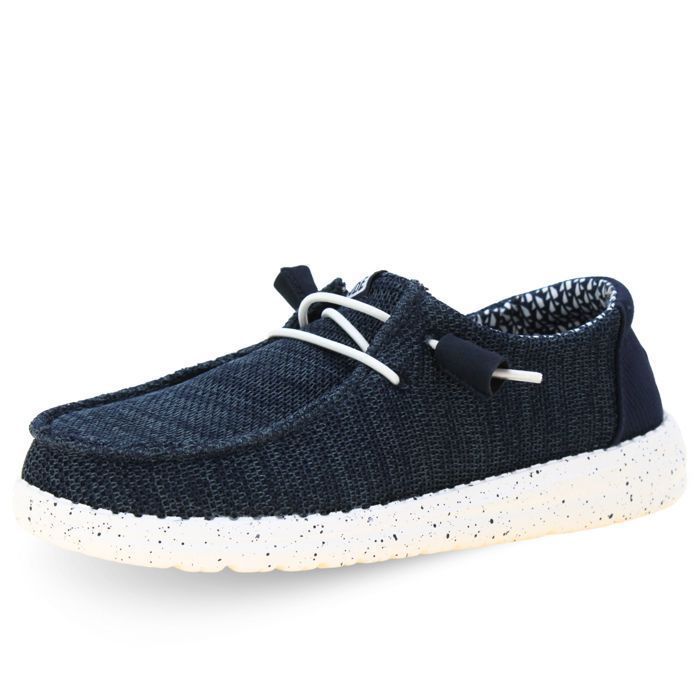 Hey Dude Chaussures Bateau Wendy Stretch Sox - 41878-410 Bleu