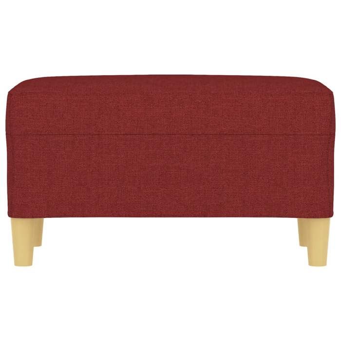 Meuble de couloir Rouge - Banc dentrée/salon - 1-2 Place - Rouge bordeaux - 70x35x41cm Tissu 752 650648811