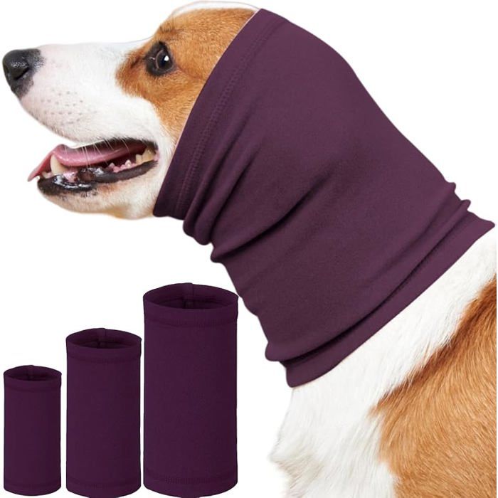 Cache Oreilles apaisants pour Chien Protection Contre Le Bruit sougement de anxiété Aide au toilettag BANDANA - FOULARD - CRAVATE -