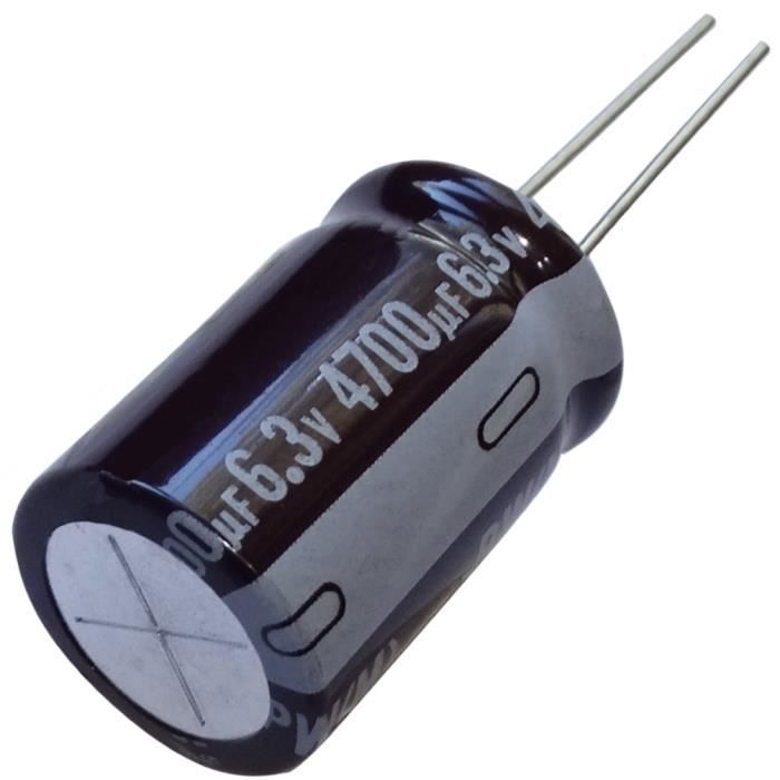 Aerzetix: C13184 5x Condensateur électrolytique Chimique 1000µF ± 20