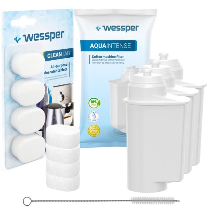 6 Filtres à Eau Wessper - Compatibles Brita MicroDisc - Pour Carafes Et Bouteilles - Filtration Charbon Actif