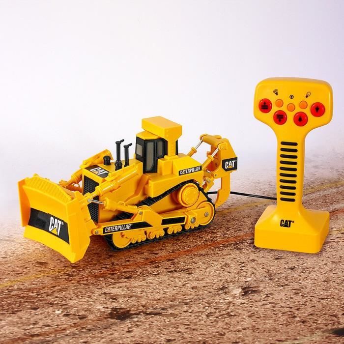Véhicule de chantier radiocommandé : Bulldozer - Cdiscount Jeux - Jouets