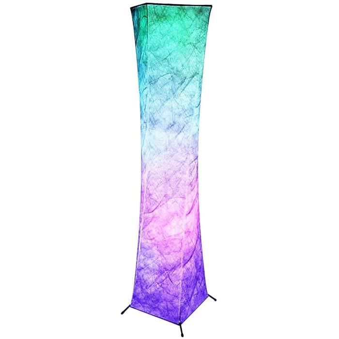 Lampe sur pied LED Lampe sur pied Salon, Lampadaire RGB réglable avec