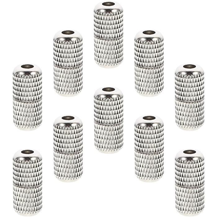 10pcs Embouts En Métal, Embouts De Cordon En Métal, Têtes De