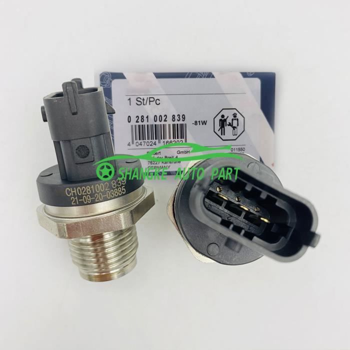 Capteur De Pression Rail Carburant 0281002534 – Compatible Honda Accord, Volvo FE/FL, Fiat Ducato, Camions