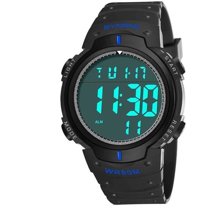 Montre digitale shop pas cher