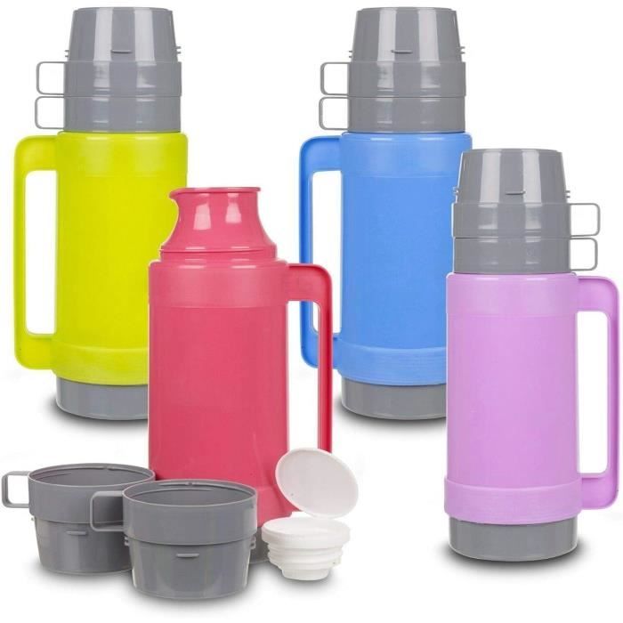 Thermos Isotherme 1,5L En Acier Inoxydable | Double Paroi Vide | Garde Chaud & Froid Longtemps | Bec Verseur