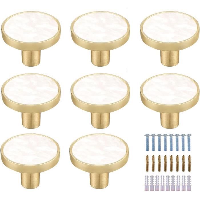 Lot De 6 Boutons Noirs Et Gris Marbré - Diamètre 3 Cm - Ronds - Comme Neuf