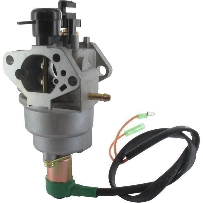 Carburateur avec solénoïde, sans robinet et sans levier d'air adaptable HONDA pour modèles GX-340, G
