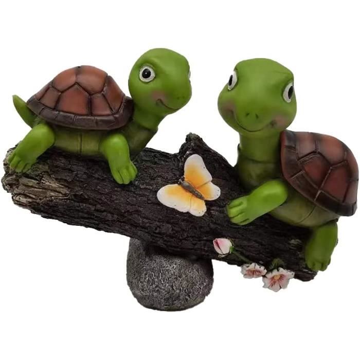 Statue Tortue Solaire Jardin Extérieur Décoration Incroyablement