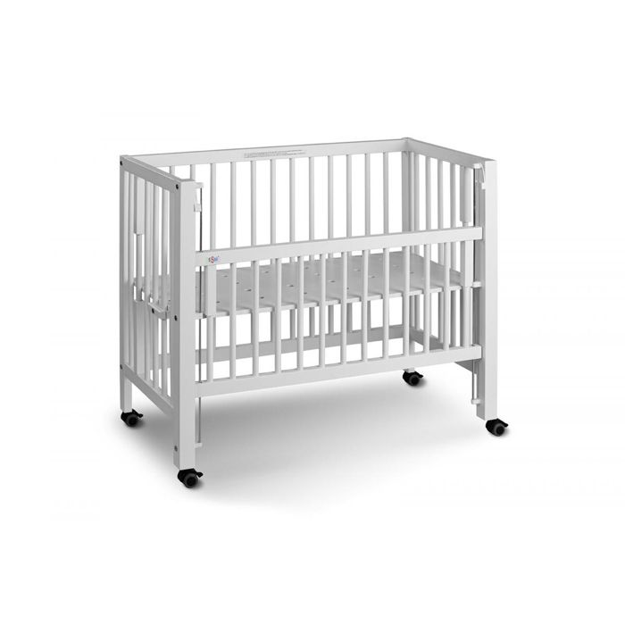 Lit Bebe A Barreaux Cododo Maxi Boxspring En Hetre Massif Blanc 50x90 Cm Reference Cdiscount Puericulture Eveil Bebe