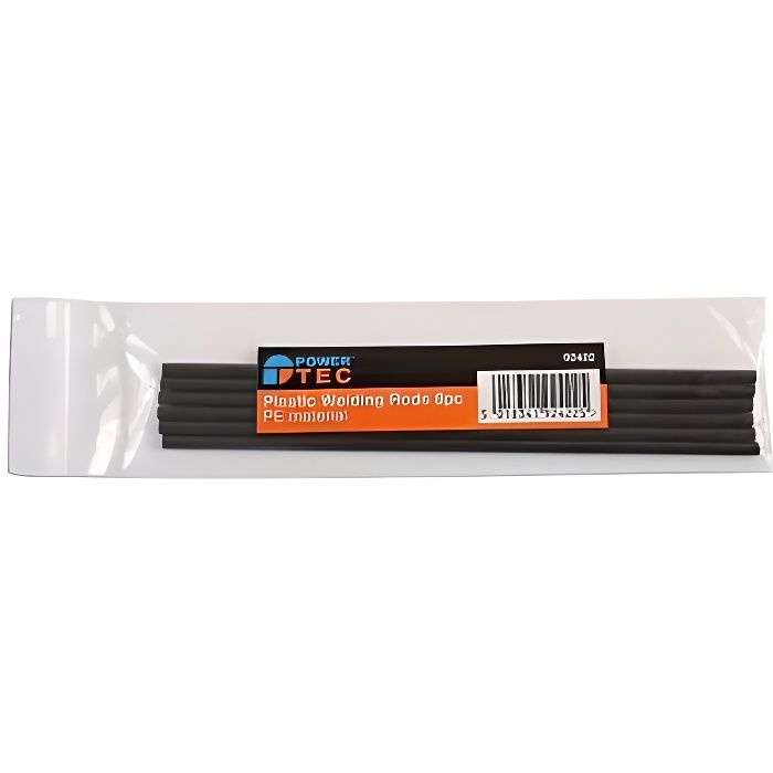 6 mm PP/PE Plastique Baguettes De Soudage spoiler noir 20 pcs Pare-chocs 