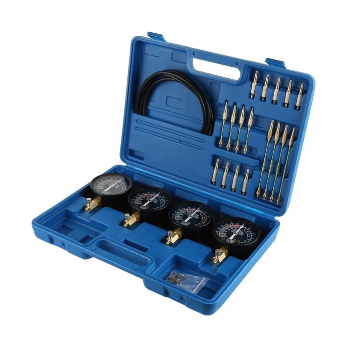 BGS Kit Testeur Synchronisation Carburateur - 26 Pièces, Pour 2-4 Carbus, Voitures & Motos