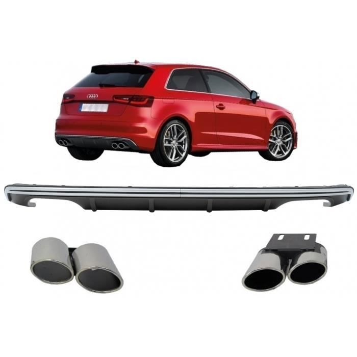 Diffuseur pour Audi A3 8V Hatchback 1215 Parechocs Arrière S3