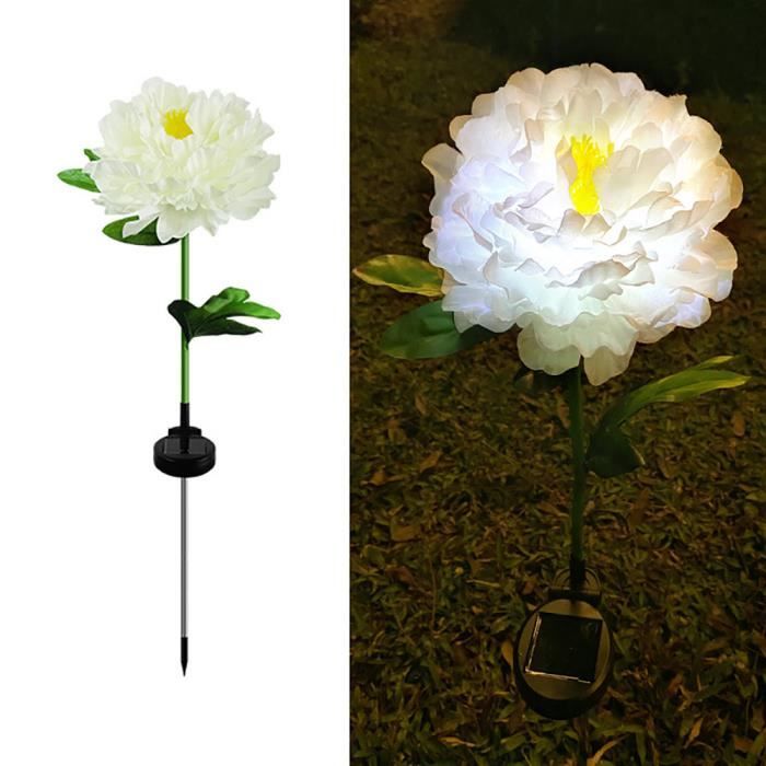 Lot De 4 Lampions Solaires Extérieur 20 Cm LED Blanc Chaud – Lanterne Solaire Étanche IP65 Pour Jardin, Terrasse, Mariage, Camping