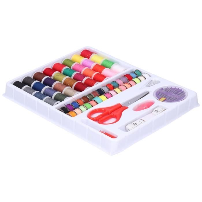 Kit Couture PARENCE - 12 Tubes Fil + 10 Aiguilles + Outil Mesure - Réparation Et DIY
