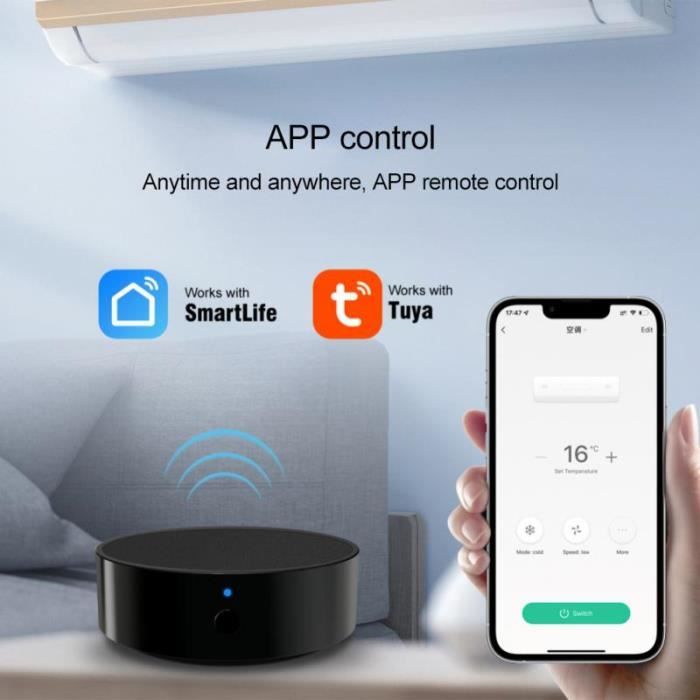 Télécommande IR Universelle Tuya – Contrôleur Pour Maison Intelligente, Modèle AC6403