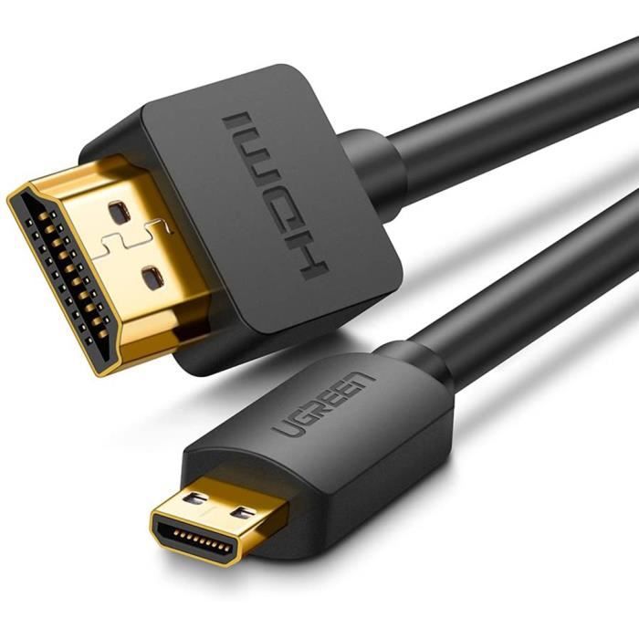 Câble Sbox HDMI Vers Mini Display Port 2 métres Noir