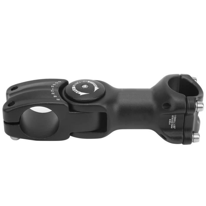 Humpert X-ACT AHS Guidon Vélo Réglable 31,8 Mm – Ajustable 0-90° – Confort & Polyvalence – Noir