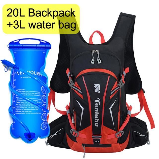 Sac à Dos De Vélo Petit Sac à Dos De Ski Pour Femmes & Hommes 6l Ultra-Léger Imperméable Avec Système D'Hydratation Pour Hydratation De La Vessie Jusqu'à 2l - Idéal Pour Ski