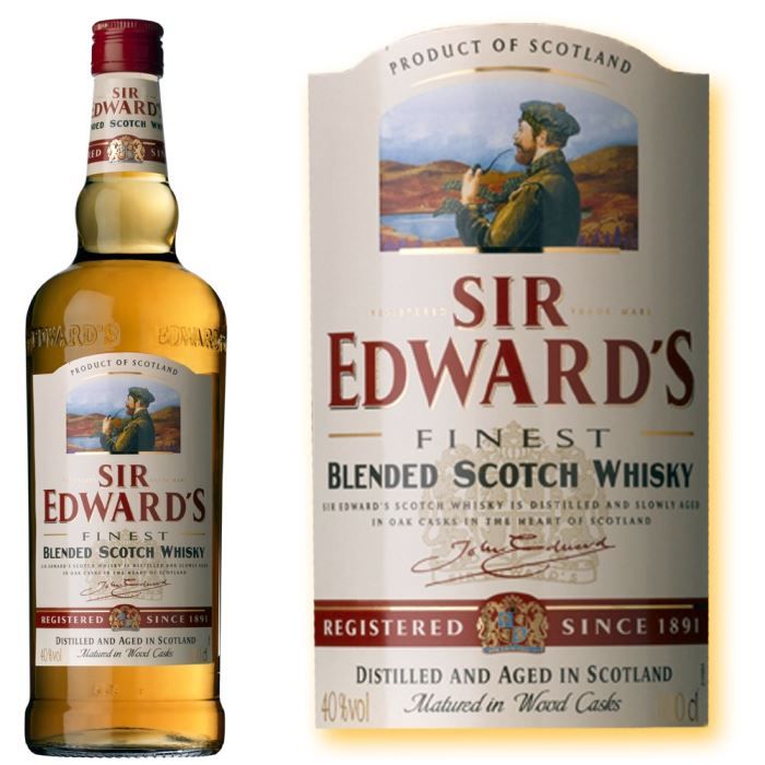 Blended scotch whisky 700 mL Sir Edward's - Achat / Vente Blended ...