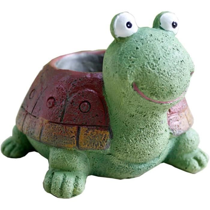 VGEBY Décoration De Jardin De Tortue Figurine De Tortue Miniature En Résine Synthétique