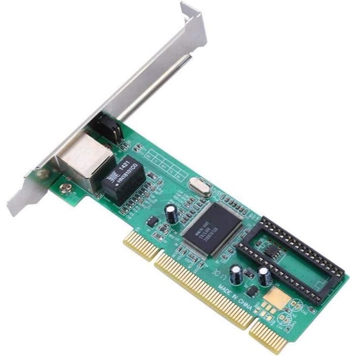 Adaptateur PCI Express, Carte Réseau sans Fil PCI Realtek 8169 à Un ...