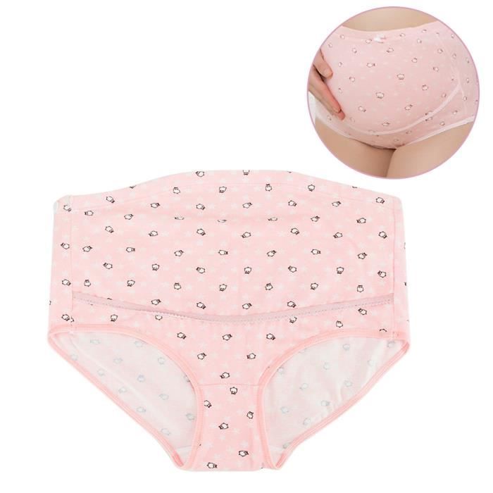 HBselect Culotte Maternité Grossesse – Lot De Culottes Enceinte Coton Respirant – Taille Basse Confort Post-Partum – 95% Coton