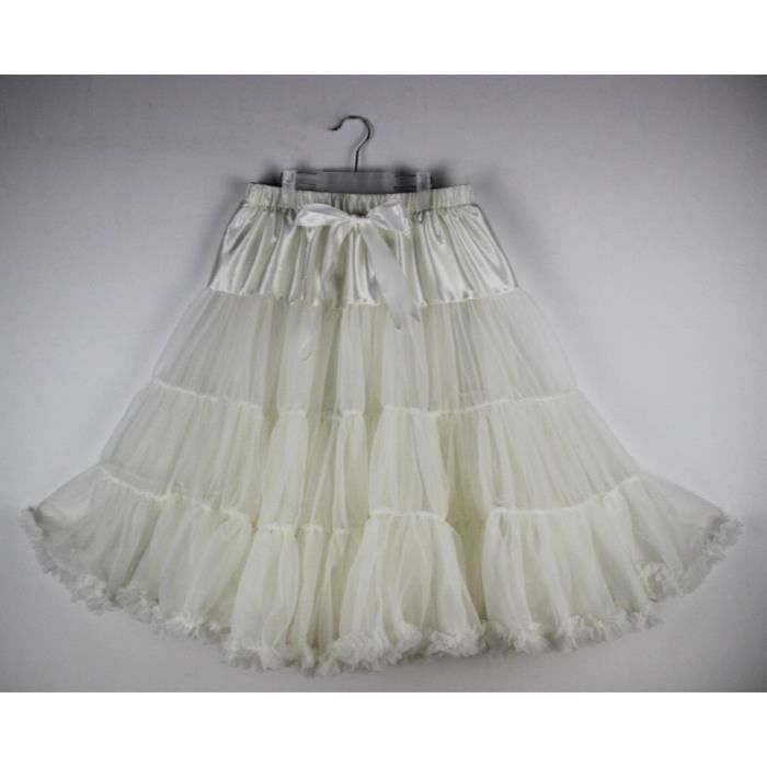 Jupon femmes Sexy jupes en mousseline de soie jupon sous jupe Tulle Tutu 65 cm monocouche pas de doublure doux moelleux Tutu jupe Cdiscount Puericulture Eveil bebe