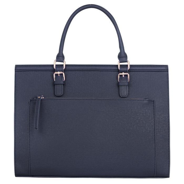 CRAZYCHIC - Grand Sac ?� Main Cabas Fourre-Tout Capacit?� XL Cuir PU Femme - Bleu - Cdiscount 