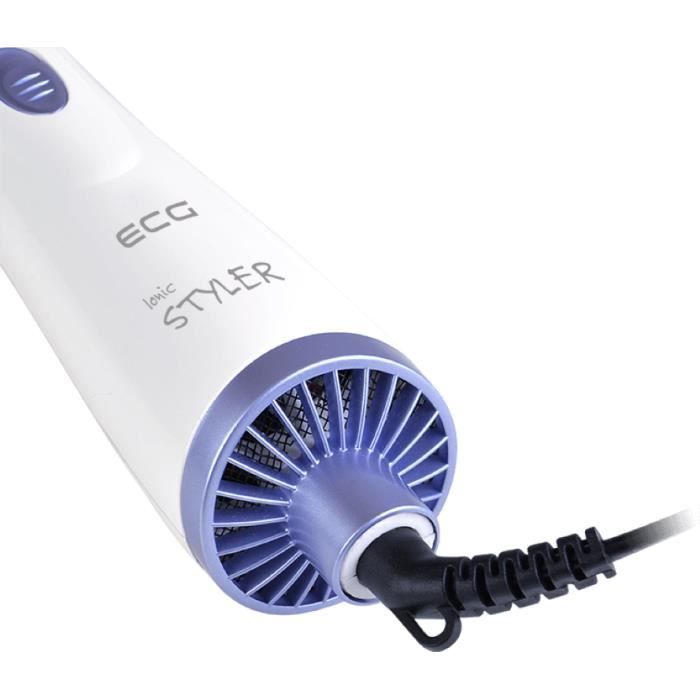 Fer à friser soufflant ECG HK 130 ionic - 2 niveaux de puissance - Noir