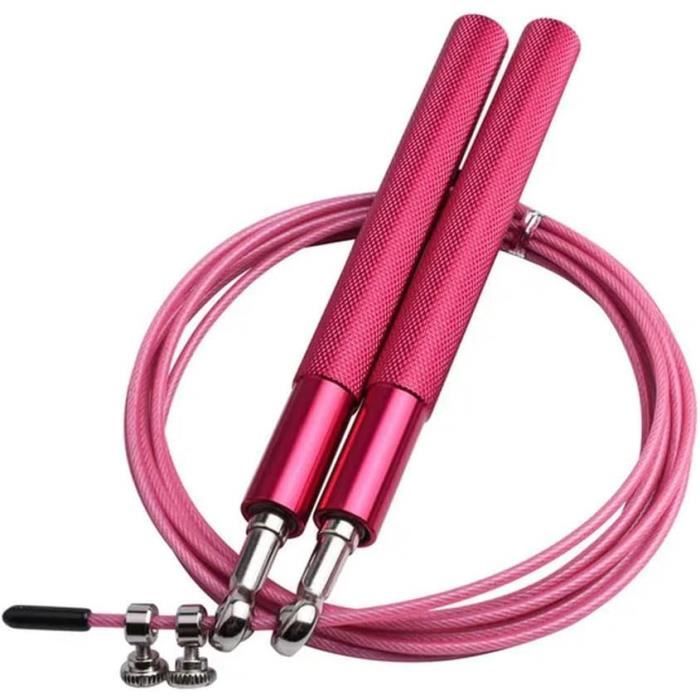 CORDE A SAUTER,black--Corde à sauter de vitesse réglable en PVC