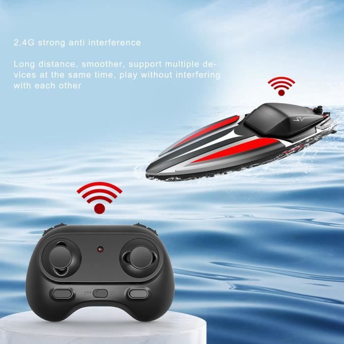 Bateau Rc Jouet Aquatique, Bateau Télécommandé Électrique Sans Fil 2.4G