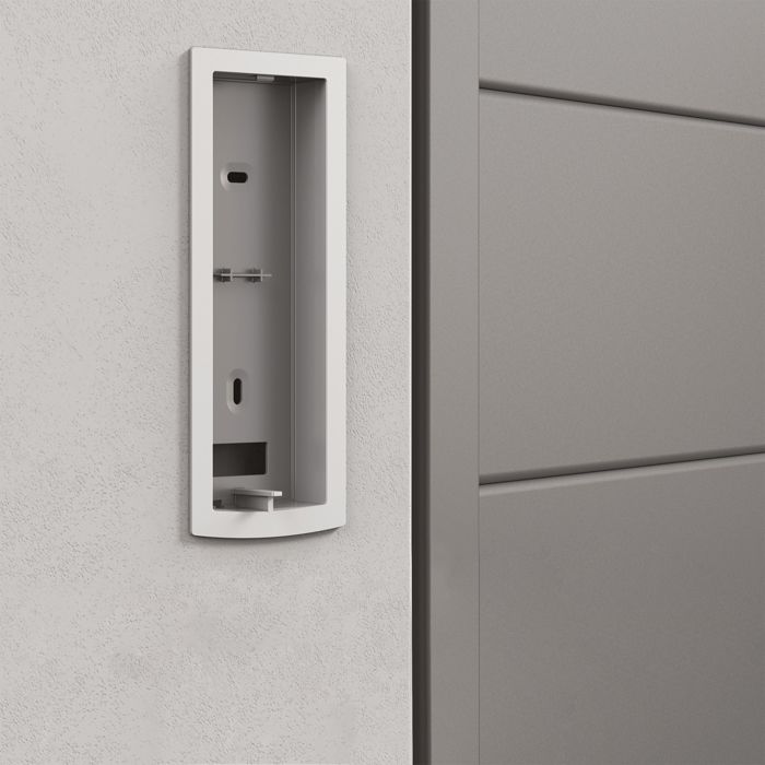 Boîtier Encastré 2 Modules Comelit ULTRA – Pour Plaques De Rue Série Ultra