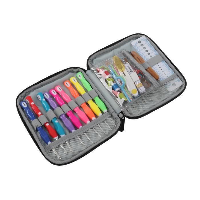 USHS 8 Pcs Ensemble De Crochets En Aluminium Colorés Au