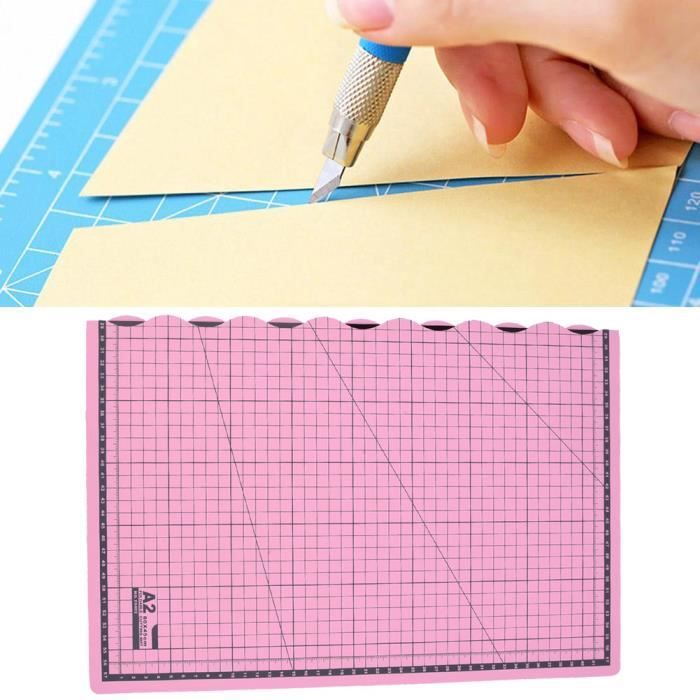 HIHUHEN Tapis De Couture Auto-Régénérant A4 30x22cm - Double Face 5 Couches Flexible Antidérapant