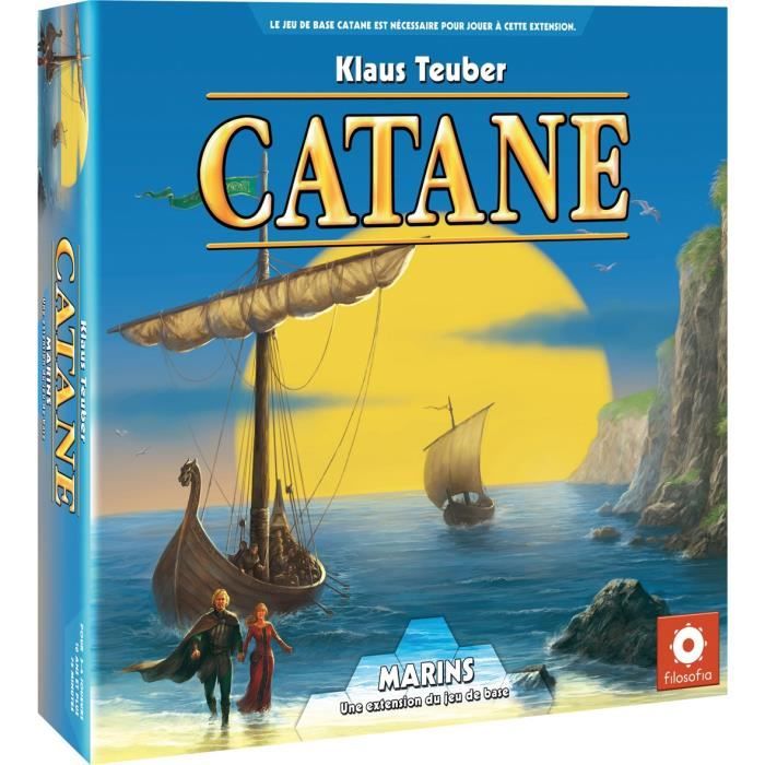Catan - Extension Marins : 9 Scénarios Pour Explorer Les Océans, Nécessite Le Jeu De Base, à Partir De 10 Ans