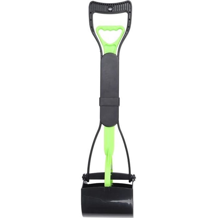 Meilleurs prix pour FUROKOY Pelle à caca à mâchoire longue Pet Pooper Longue Poignée Jaw Poop Scoop Clean Pick Up Dog Cat Waste Picker Vert + noir