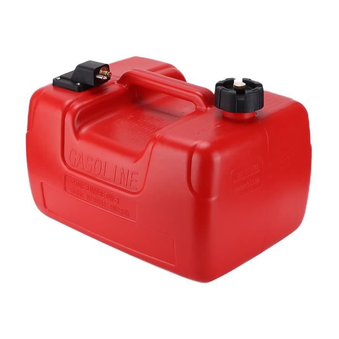 Réservoir Carburant Marine 24L – Portatif, Plastique Rouge Antistatique, Avec Filtre Et Poignée – Pour Moteur Hors-bord 9,9 Cv, étanche