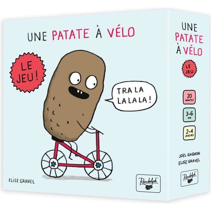 jeu de société - gigamic - une patate à vélo - réflexion et stratégie - mixte - 2 joueurs ou plus