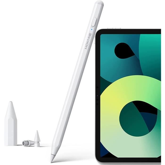 Stylet iPad pour Apple iPad 2018-2022, Pencil iPad Se Fixe Magnétiquement à  l'iPad Pro (2018-2022), iPad air 4/5, iPad Mini 6 - Cdiscount Informatique