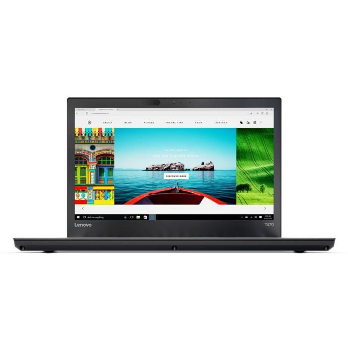 Lenovo ThinkPad T470 Intel® Core™ i5 de 6eme génération 2 4 GHz 35 6 cm 14 1920 x 1080 pixels 8 Go - vue 2