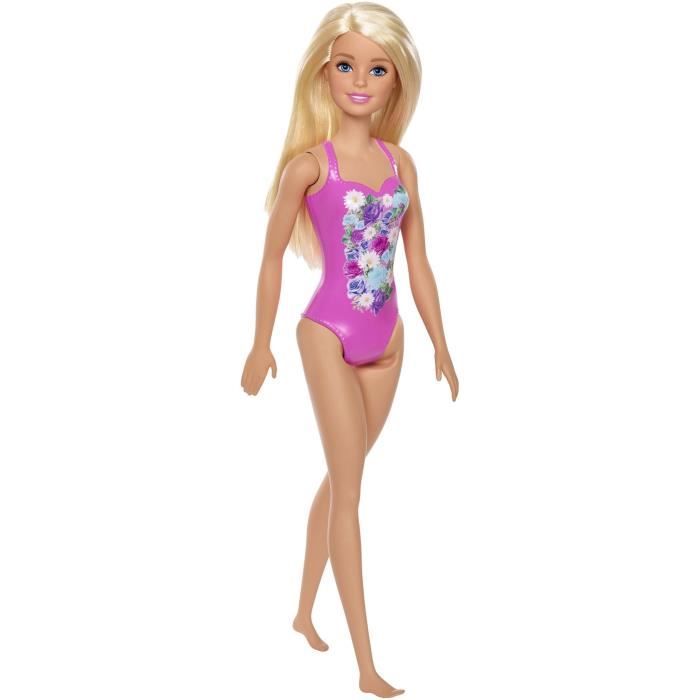 BARBIE Plage Maillot de Bain Rose - Cdiscount Jeux - Jouets