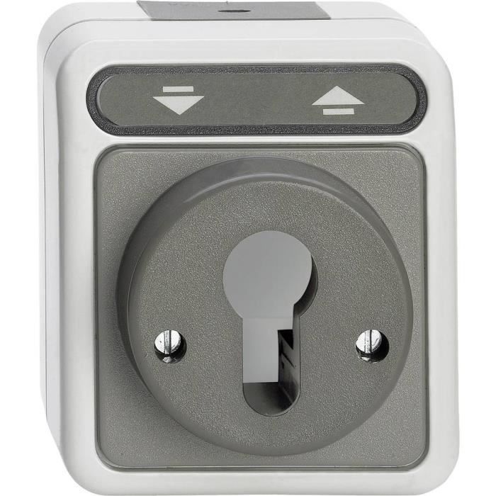 Bouton Poussoir Merten 627519 - 1x Plus, Blanc - Système M - Testé, Neuf